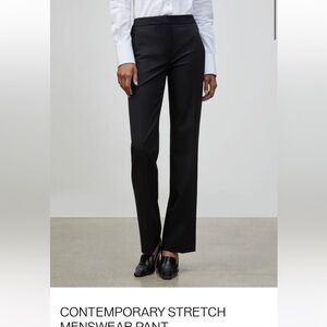 Lafayette148 contemporary stretch menswear pant